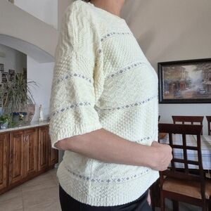 J R Bentley Vintage Cotton Knit, Textured Sweater